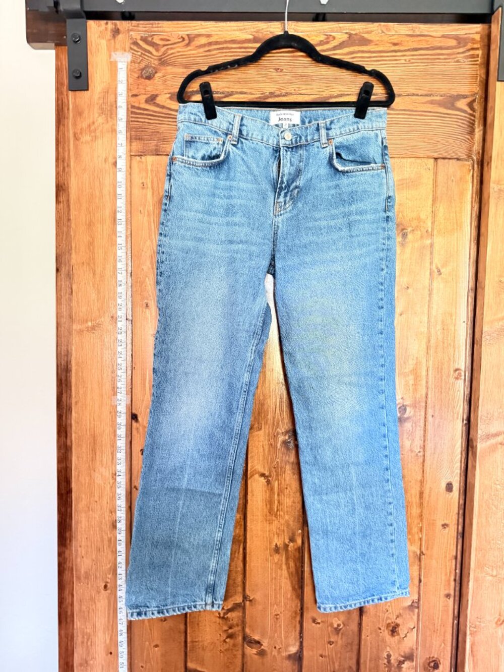 Reformation Jeans • Addison Low Rise Relaxed Jeans, Light Wash - Picture 2 of 6